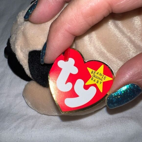 TY Original Beanie Baby “Pugsly” 1996 - Picture 9 of 13